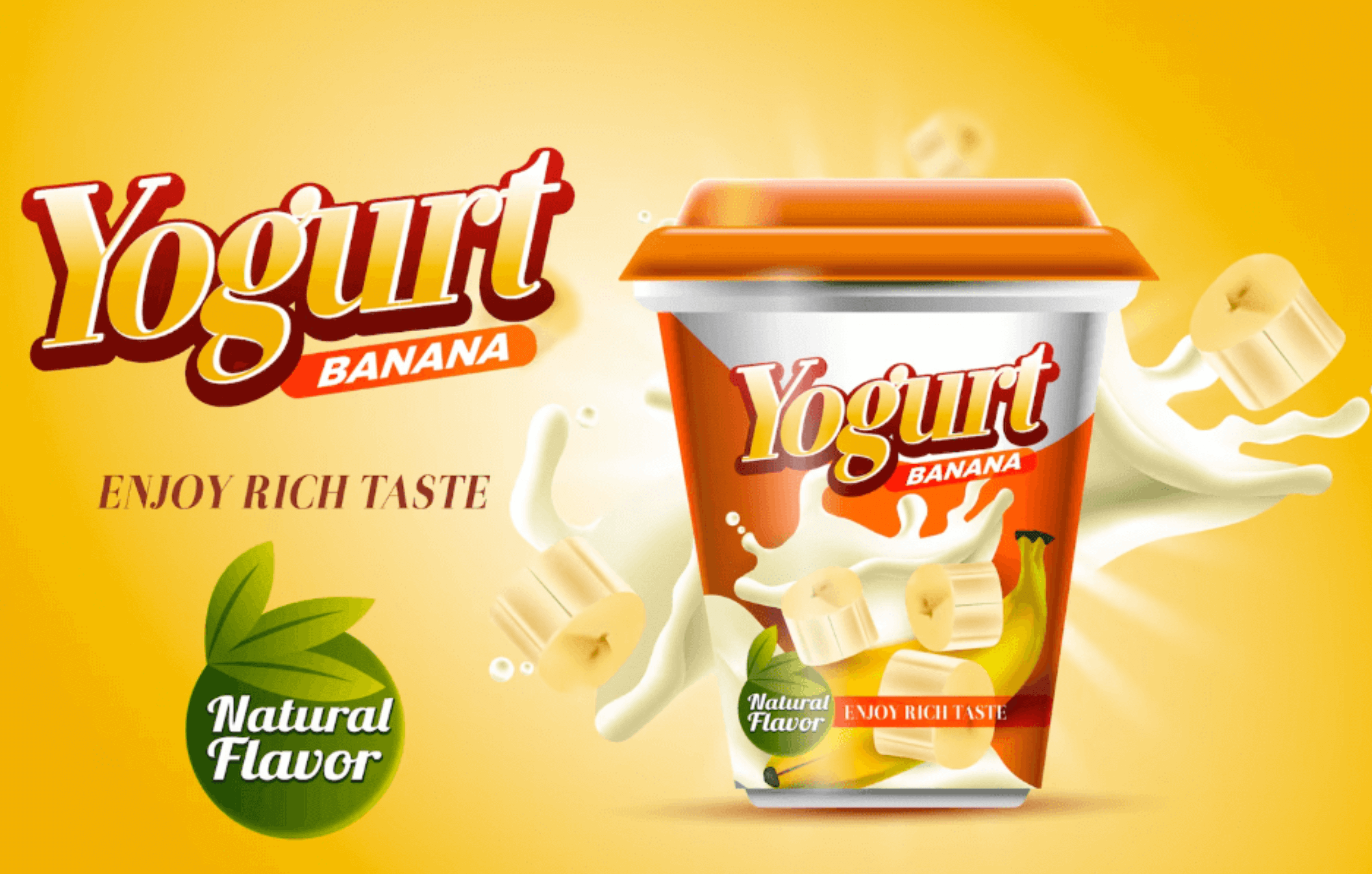 Assorted Fruit Yogurt - Delicious and Healthy Snack